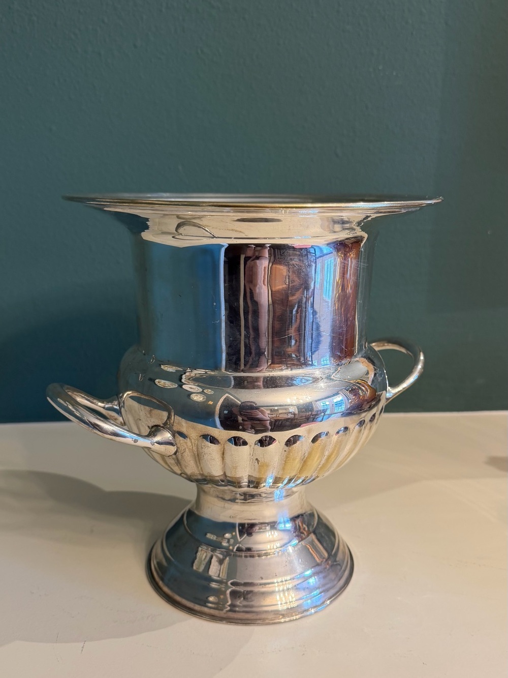 Vintage Leonard Silver Plated Champagne Bucket Urn Traditional Grandmillenial